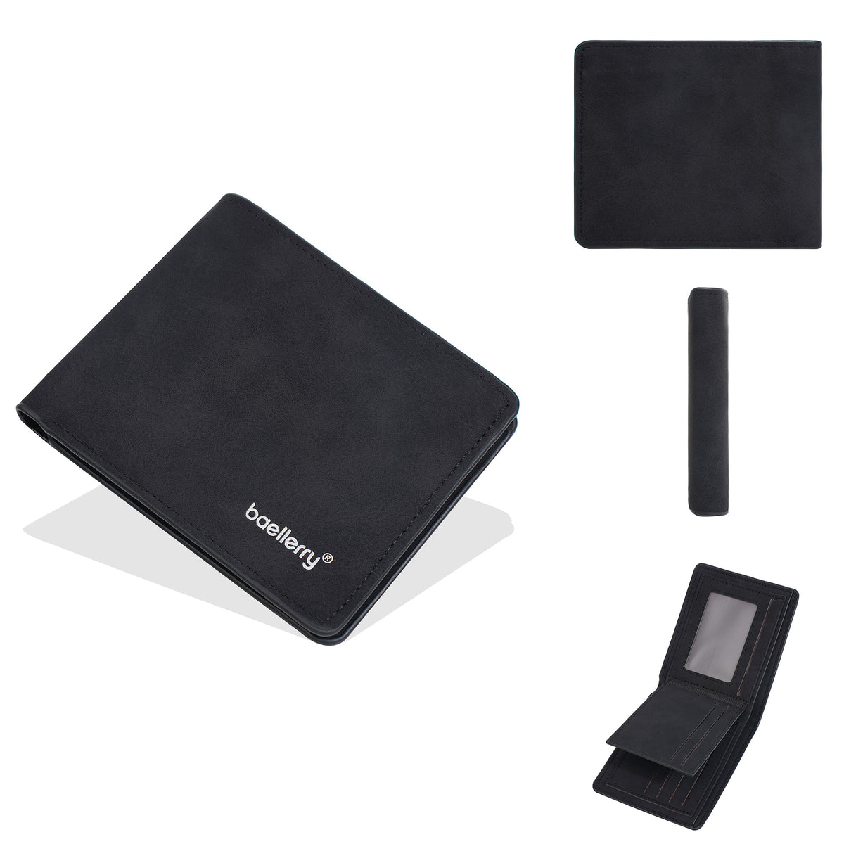 Men's Short Retro Multiple Slots Minimalist Thin High-grade Business Men's Wallet