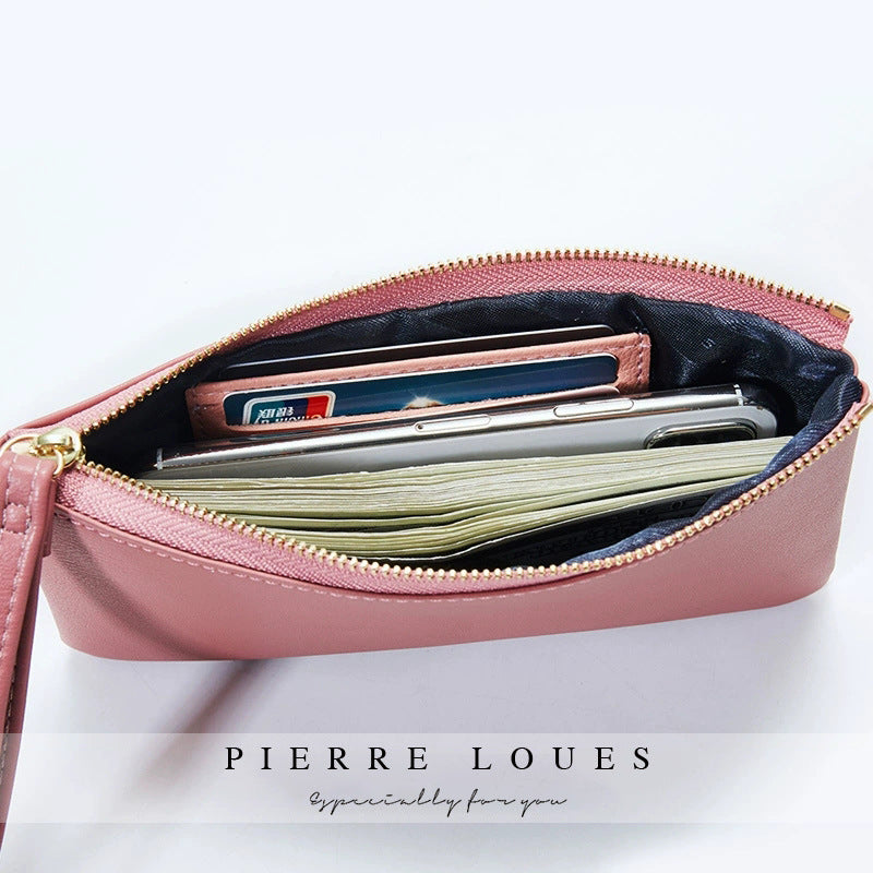 Women's Korean Style Fashion Large Capacity Long Coin Purses