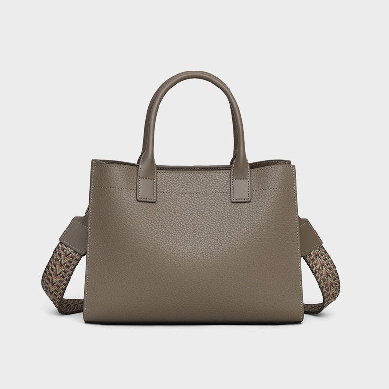 Women's Trendy Autumn Genuine Leather Portable Large Women's Messenger Bag