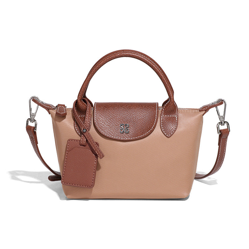 Women's French Style Mini Fashion Simple Dumpling Nylon Waterproof Lightweight Phone Bags