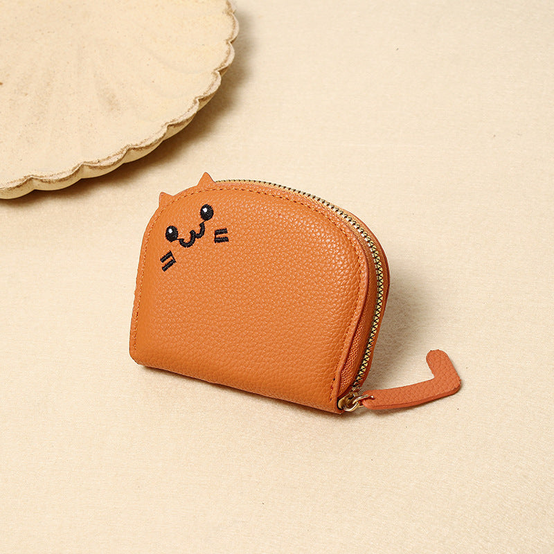 Graceful Cat Cute Advanced Cartoon Change Ladies Wallet