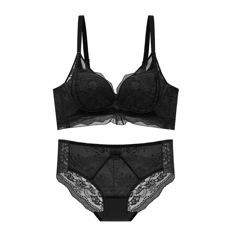 Women's Lace Small Chest Push Up Underwear Accessory Breast No Lingerie Sets