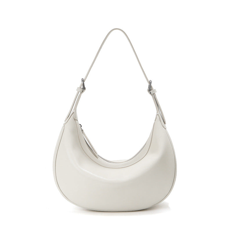 Women's Large Capacity Commuter High-grade Genuine Cowhide Niche Women's Shoulder Bag