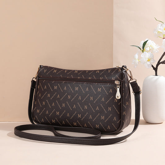Creative Zipper Large Capacity Versatile Fashion Crossbody Bags