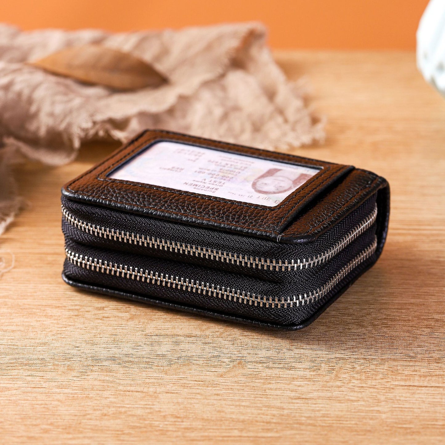 Women's Double Layer Multiple Slots High Sense Card Holder