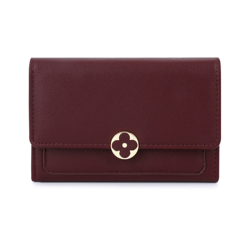 Trendy Women's Innovative Clover Vintage High-grade Ladies Wallets