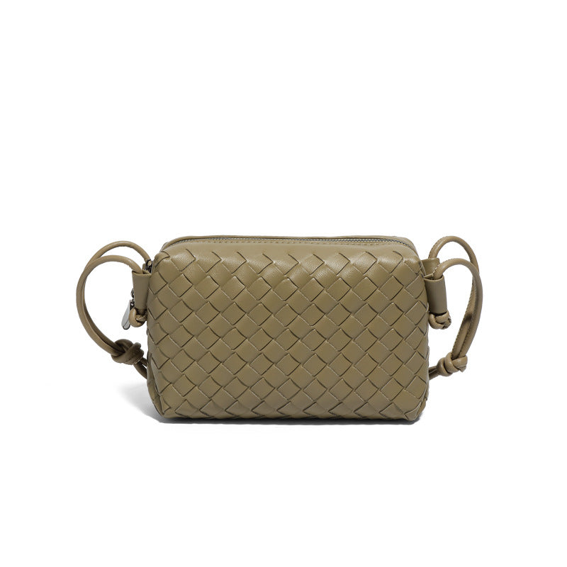 Women's Creative Hand Weaving Fashion Fashionable Boston Women's Messenger Bag