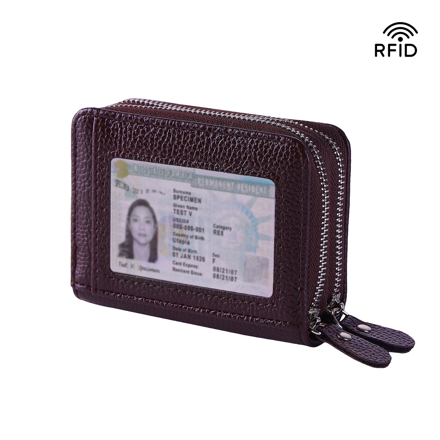 Women's Double Layer Multiple Slots High Sense Card Holder