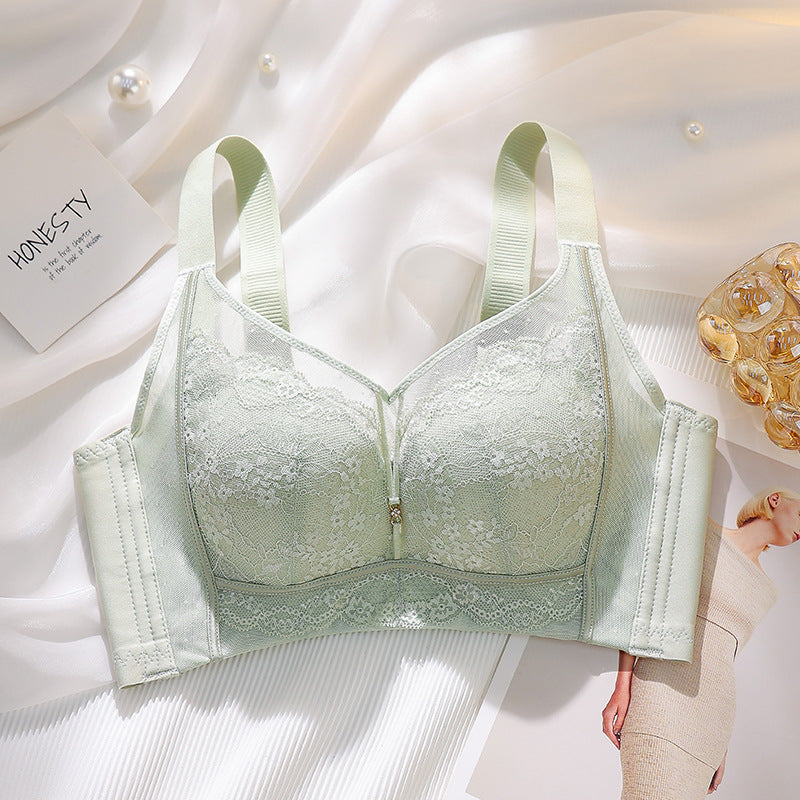 Cup Big Chest Show Sexy Breathable Crescent Inner Bras