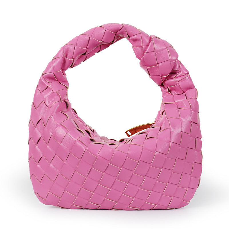 Women's High Quality Handmade Woven Gold Hardware Handbags