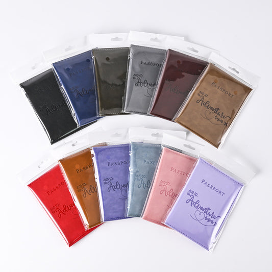 Grain Color Changing Passport Cover Ticket Card Holder