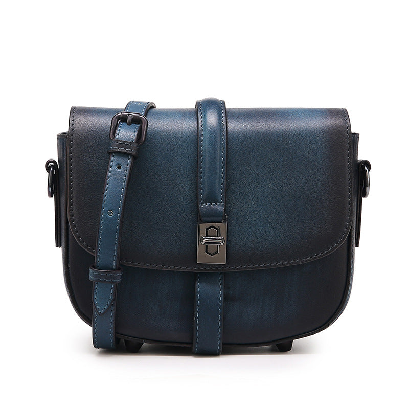 Women's Genuine Leather Pure Hand-rub Color Retro Bags