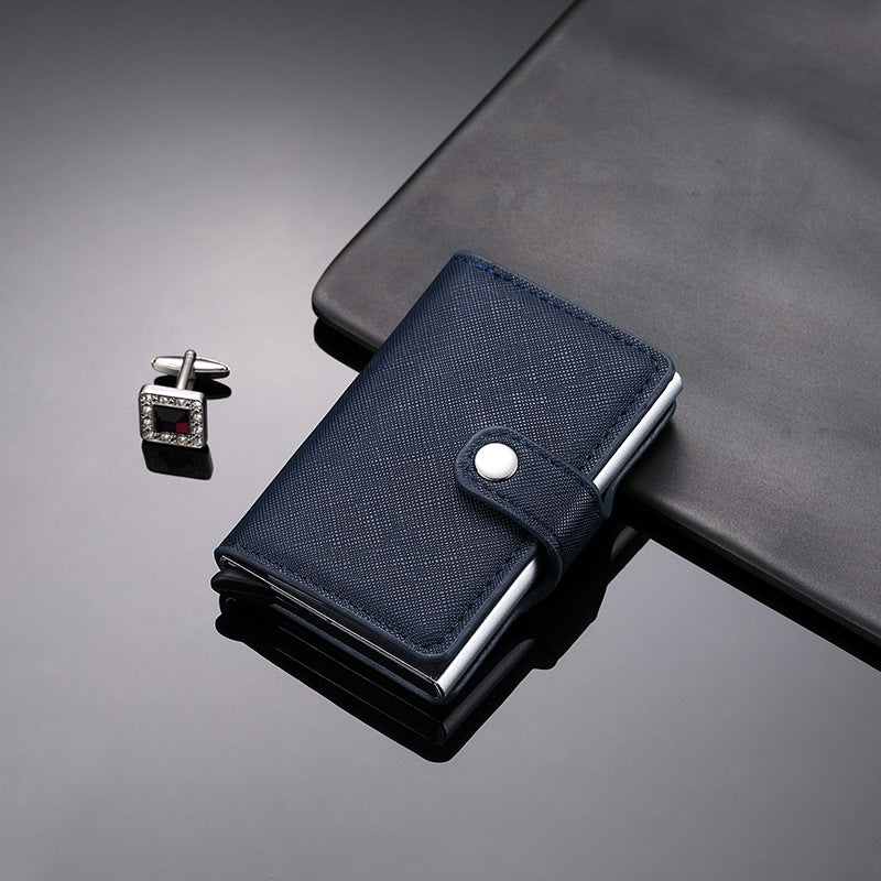 Women's & Men's & Metal Automatic Pop-up Cassette Good-looking Card Holder