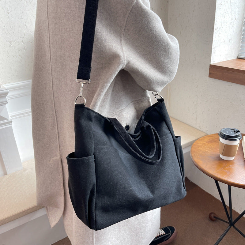 Women's Fashion Korean Style Cloth Simple Commute Women's Shoulder Bag