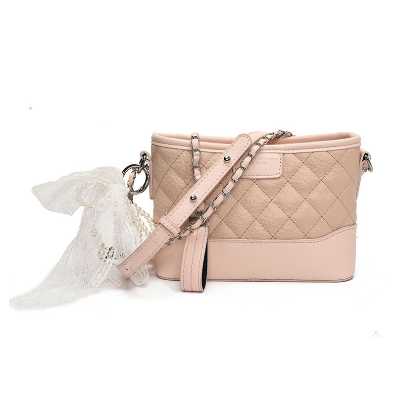 Women's Style Diamond Pattern Chain Summer Checked Bags