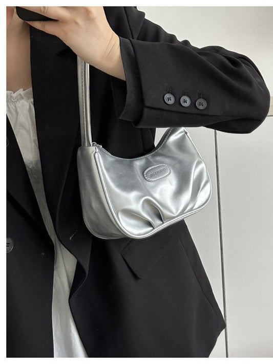 Women's Underarm Summer Baguette Trendy Fashion Moon Shoulder Bags