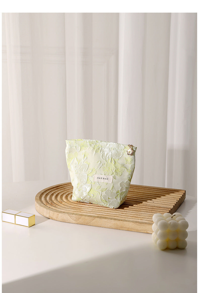 Sweet Potato Flower Yarn-dyed Portable Clutch Bags