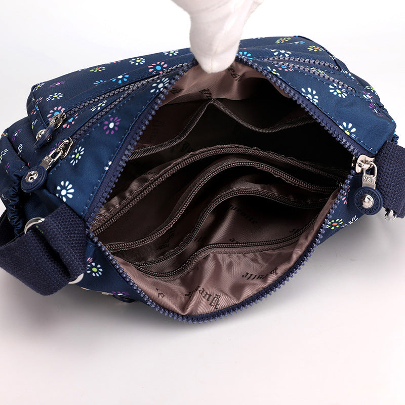 Printed Korean Style Fashionable Waterproof Simple Chic Large Women's Messenger Bag