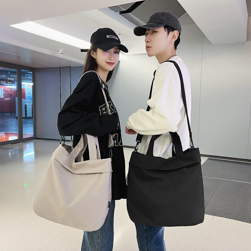 Women's Large Capacity Nylon Spring Solid Color Simple Portable Lightweight Women's Shoulder Bag