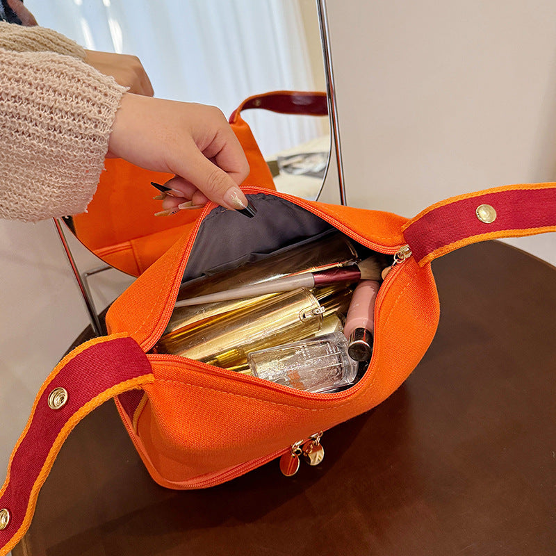 Capacity Portable Storage Double Layer Lunch Makeup Bag