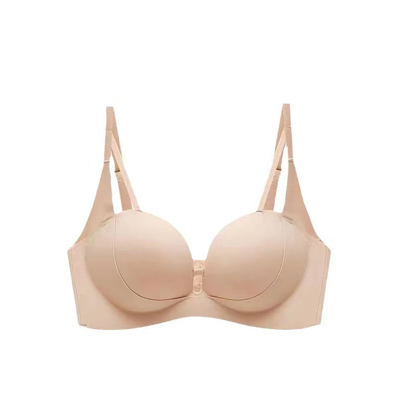Women's Push Up Small Breast Exaggerating Wireless Underwear Thin Lingerie Sets
