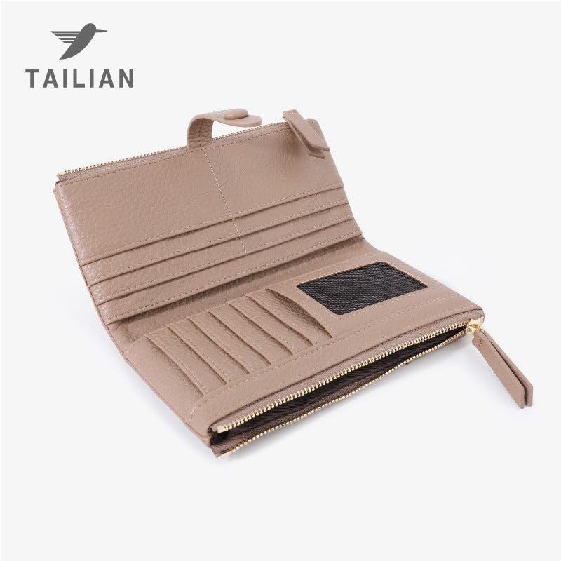 Women's Long Super Soft Flip Multiple Slots High Sense Ladies Wallet