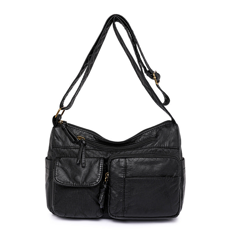 Beautiful Women's Mother Soft Leather Textured Women's Shoulder Bag