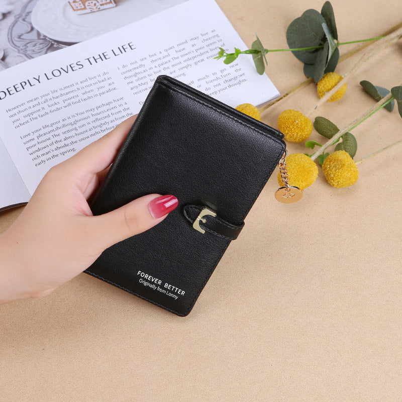 Women's Korean Large Capacity Mid-length Clutch Simple Ladies Wallet