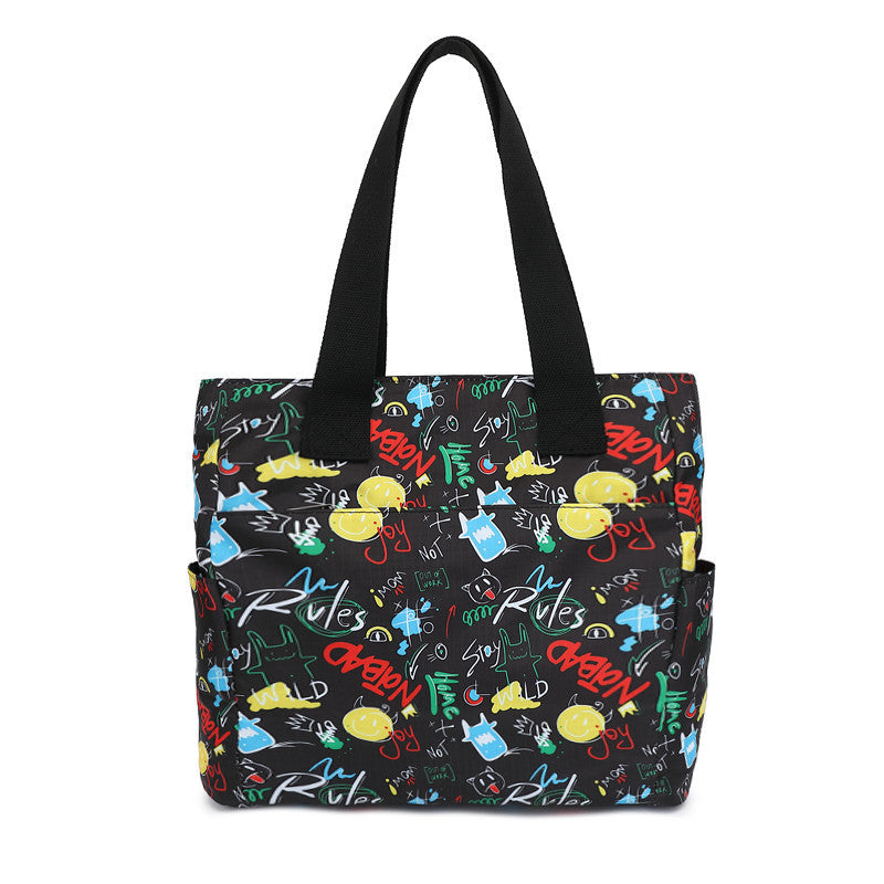 Mummy Portable Shopping Waterproof Printing Buggy Mother Women's Shoulder Bag