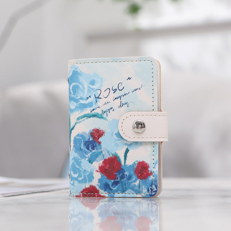 Printing Pattern Slot Letter Of Credit Card Holder