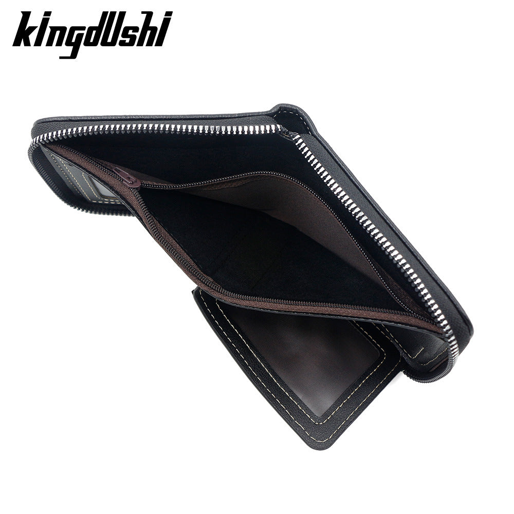 Men's Popular Metal Element Short Necklace Multiple Slots Men's Wallet
