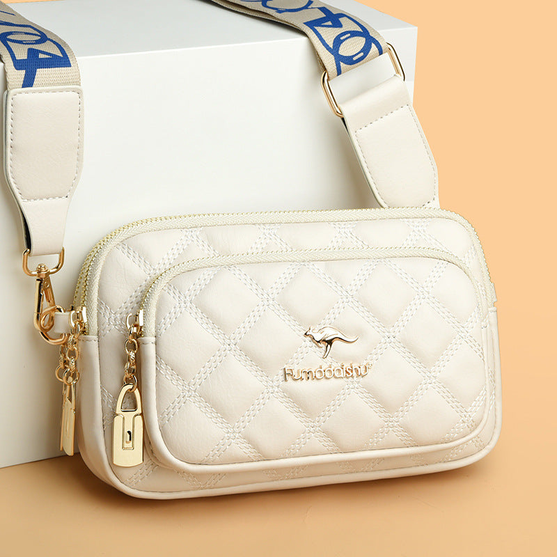Women's Trendy Classic Style Diamond Check Fashion Women's Shoulder Bag