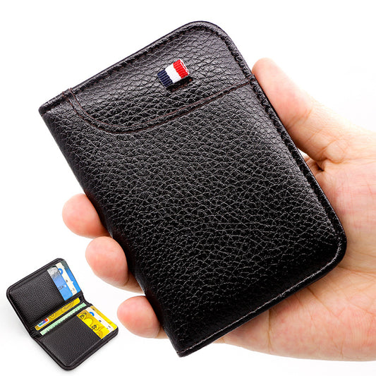 Men's Thin Portable Multiple Slots Large Capacity Card Holder