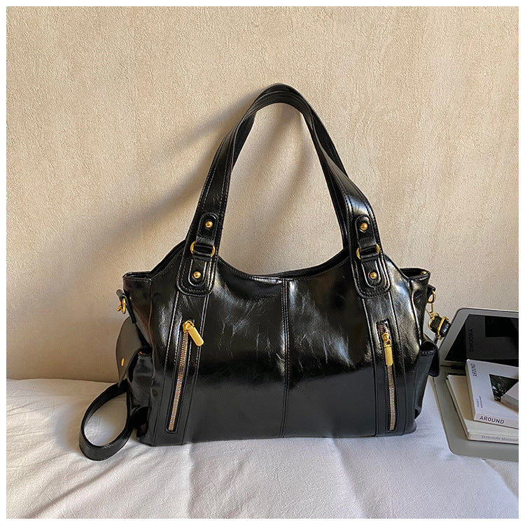 Women's Retro Fashion Large Capacity Western Style Simple Women's Shoulder Bag