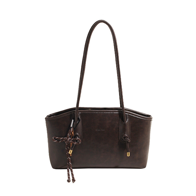Women's Advanced Texture Retro Large Capacity Underarm Women's Shoulder Bag
