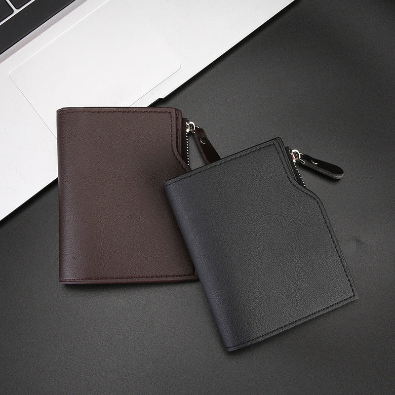 Men's Short Male Multi Slots Medium Men's Wallet