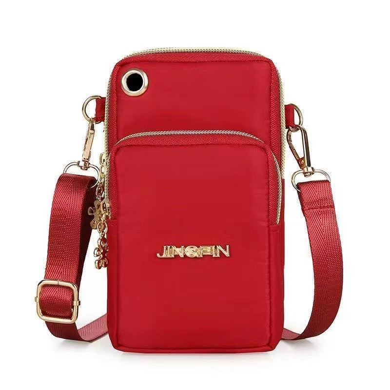 Mobile Female Mini Summer Canvas Vertical Phone Bags