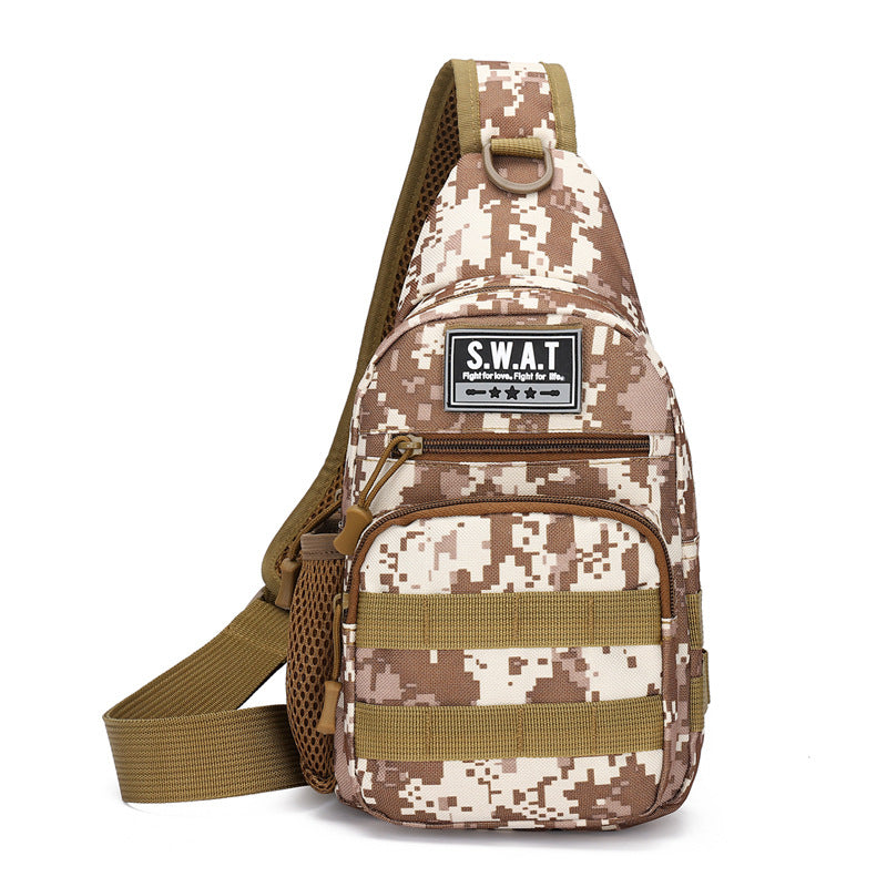 Women's & Men's & Camouflage Fashionable Oxford Cloth Slanted Men's Chest Bags
