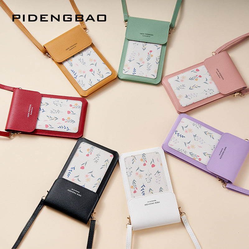 Stylish Touch Screen Thin Printed Mini Bags