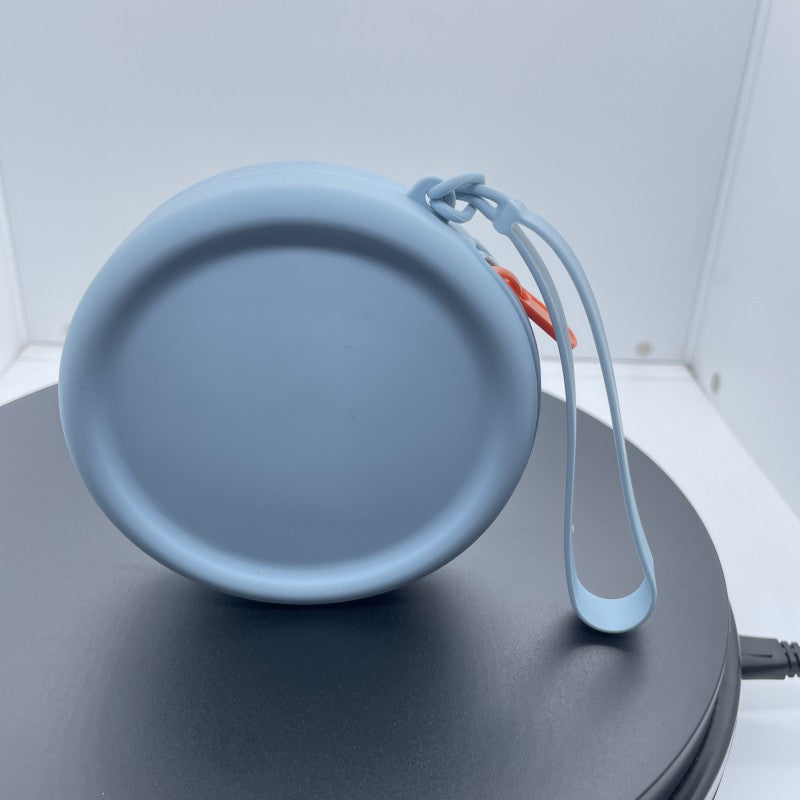 Children's Silicone Round Earphone Zipper Storage Pet Coin Purses