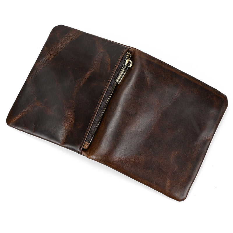 Women's & Men's & Advanced Oily First Layer Cowhide Multiple Purses