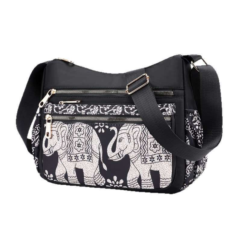 Women's Mom Large Capacity Leaf Elephant Women's Shoulder Bag