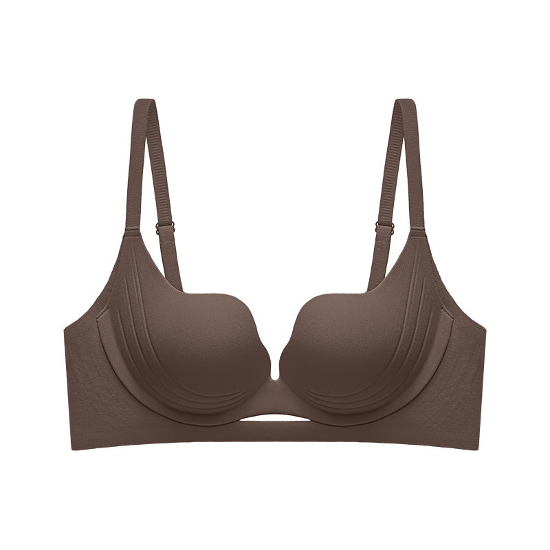 Women's Small Breast Push Up Underwear Petal Bras