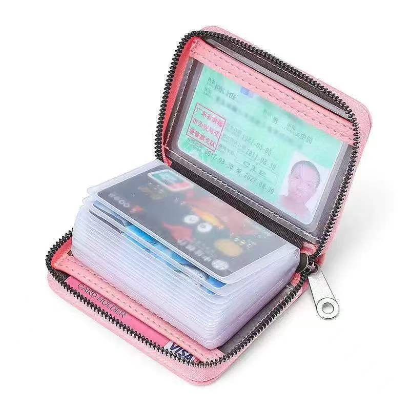 Women's Magnetic Large Capacity License Cover Multiple Card Holder