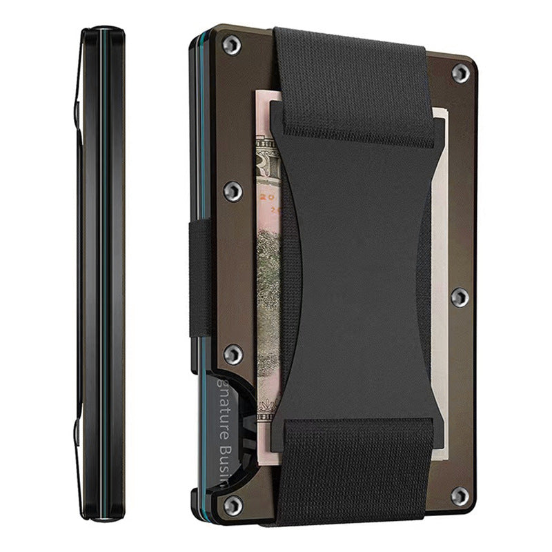 Metal Carbon Fiber Swiping Blocking Technology Card Holder