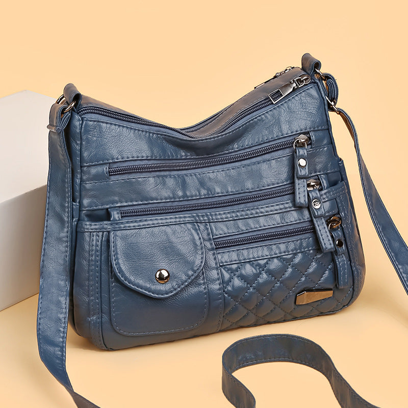 Women's Soft Leather For Mom Fashion Pouch Women's Messenger Bag