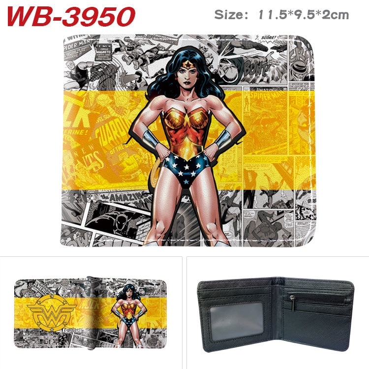 Women's & Men's & Series Super Hero Derivatives Cartoon Men's Wallets