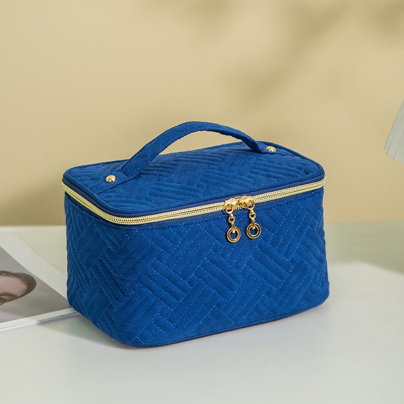 Women's Large Capacity Good-looking Quilted Cosmetics Storage Cosmetic Bags