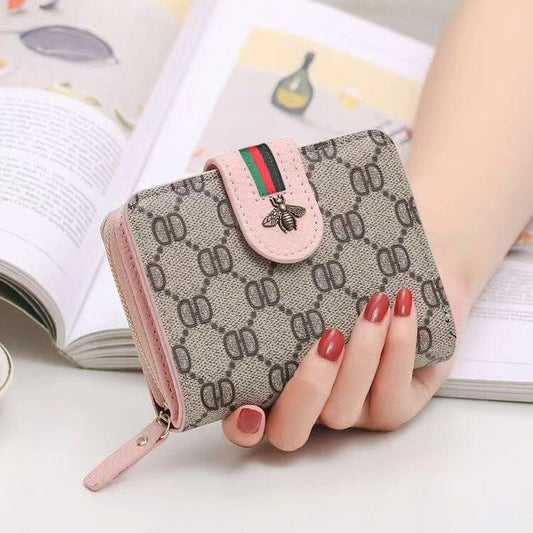 Women's Retro Short Zipper Simple Cute Ladies Wallets