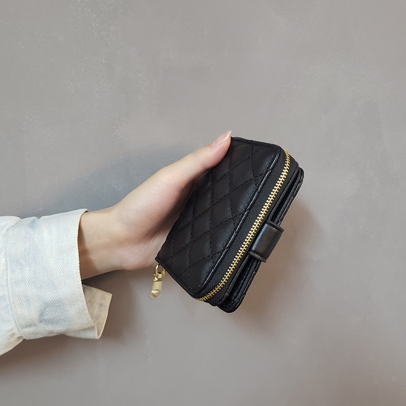 Women's Diamond Fashion Female Short Korean Coin Purses